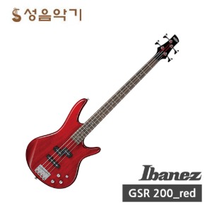 아이바네즈 베이스 기타 GSR200 레드[Ibanez GSR200 RED]