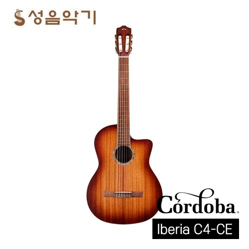 코르도바 이베리아 C4CE 탑솔리드 픽업장착 클래식기타 [Cordoba Iberia C4CE C4-CE]