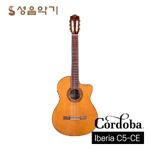 코르도바 이베리아 C5CE 탑솔리드 유광 픽업장착 클래식기타 [Cordoba Iberia C5CE C5-CE]